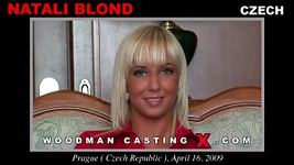 A Czech girl, Natali Blond has an audition with Pierre Woodman.