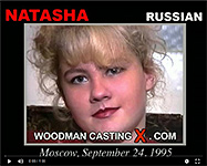 A russian girl, Natasha has an audition with Pierre Woodman.