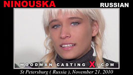 A Russian girl, Ninouska has an audition with Pierre Woodman.