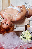 naughty redhead bride