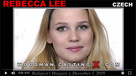 A Czech girl, Rebecca Lee has an audition with Pierre Woodman.