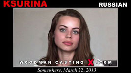 A Russian girl, Ksurina has an audition with Pierre Woodman.