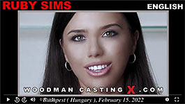 A British girl, Ruby Sims has an audition with Pierre Woodman.