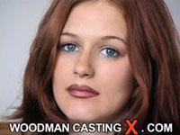 Hungarian porn model Suzanna Wienold in Woodman's sex casting action
