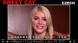A Czech girl, Sweet Cat has an audition with Pierre Woodman.