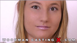 Hungarian porn model Tia Malkova in Woodman's sex casting action