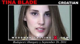 A Croatian girl, Tina Blade has an audition with Pierre Woodman.