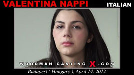 Brunette beauty Valentina Nappi in Woodmans X Casting