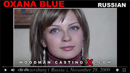 A hungarian girl, Oxana Blue has an audition with Pierre Woodman.