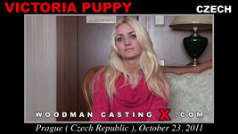 A Czech girl, Victoria Puppy has an audition with Pierre Woodman.