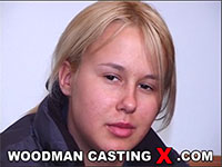 A hungarian girl, Agnese Stock has an audition with Pierre Woodman.