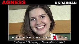 A Ukrainian girl, Agness Miller has an audition with Pierre Woodman.