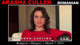 A Romanian girl, Akasha Cullen has an audition with Pierre Woodman.