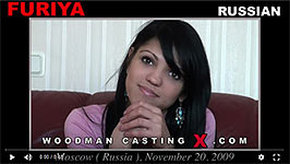 Russian babe babe Furiya in Woodman's porn casting.