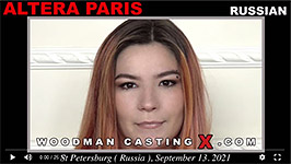 A Russian girl, Altera Pars has an audition with Pierre Woodman.