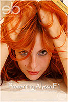 MetArt.com present new red head hottie Alyssa F