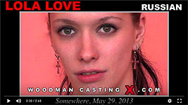 A Russian girl, Lola Love has an audition with Pierre Woodman.
