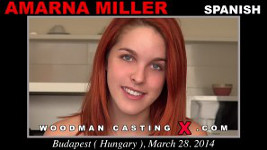 Redhead Amarna Miller in Woodmans sex casting