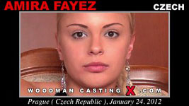 A Czech girl, Amira Fayez has an audition with Pierre Woodman.