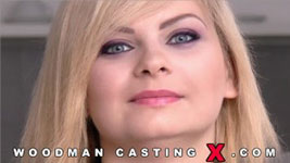 Russian hottie Angel Black in Woodman's sex casting video