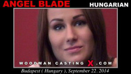 Hungarian girl Angel Blade in Woodman's sex casting