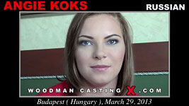 A Russian girl, Angie Koks has an audition with Pierre Woodman.