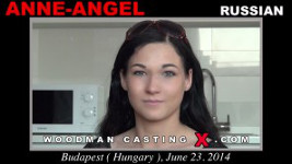A Russian girl, Anne Angel has an audition with Pierre Woodman.