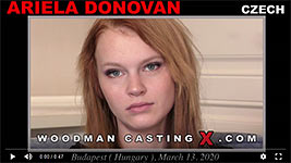 A Czech girl, Ariela Donovan has an audition with Pierre Woodman.
