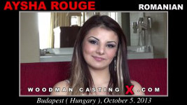A hungarian girl, Aysha Rouge has an audition with Pierre Woodman.