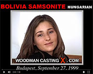 A hungarian girl, Bolivia Samsonite has an audition with Pierre Woodman.