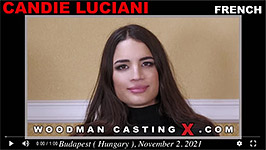 A French girl, Candie Luciani has an audition with Pierre Woodman.