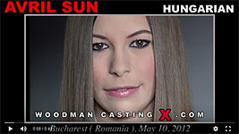 A Hungarian girl, Avril Sun has an audition with Pierre Woodman.