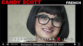 A French girl, Candy Scott has an audition with Pierre Woodman.