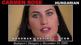 A hungarian girl, Carmen Rose has an audition with Pierre Woodman.
