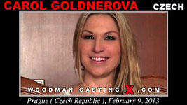 Busty europornstar Carol Goldnerova in Woodman's casting