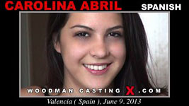 Spanish pornstar Carolina Abril in Woodman's sex casting