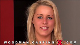 Hungarian blonde Christen in Woodman's sex casting action