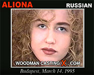 A Russian girl, Aliona has an audition with Pierre Woodman.