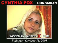Hungarian porn model Cynthia Fox in Woodman's sex casting action