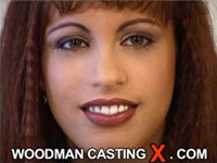 Hungarian porn model Gina in Woodman's sex casting action