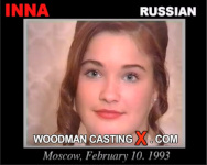 Russian babe Inna in Woodman's sex casting action
