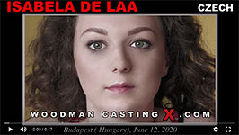A Czech girl, Isabella De Laa has an audition with Pierre Woodman.