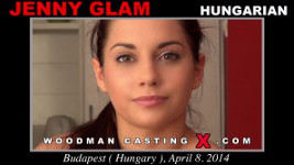 Hungarian babe Jenny Glam in Woodman's sex casting action