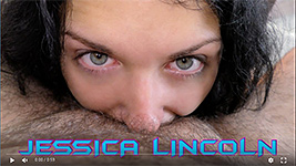 Russian pornstar Jessica Lincoln hardcore threesome with anal and dp