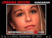 A Hungarian girl, Jessica Moore has an audition with Pierre Woodman.
