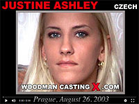 A Czech girl, Justine Ashley has an audition with Pierre Woodman.