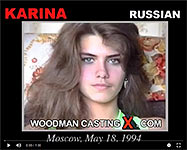 A Russian girl, Karina Senk has an audition with Pierre Woodman.
