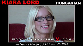 A Hungarian girl, Kiara Lord has an audition with Pierre Woodman.