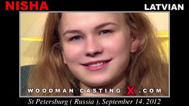 A Latvian girl, Nisha has an audition with Pierre Woodman.