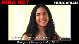 A hungarian girl, Kira Hot has an audition with Pierre Woodman.